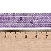 Natural Amethyst Beads Strands G-L625-A01-3x2mm-01-5