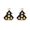 Halloween Theme Alloy Enamel Pendants ENAM-T020-07M-2