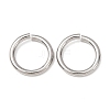 Tarnish Resistant 304 Stainless Steel Open Jump Rings STAS-R065-41-4