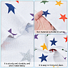 1Pc Star Pattern Chair Polycotton Cloth AJEW-GF0015-38D-3