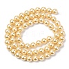 Electroplated Shell Pearl Beads Strands BSHE-G041-6mm-01-2
