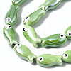 Handmade Porcelain Ceramic Beads Strands X1-PORC-T006-03E-3
