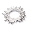 Brass Solar Eclipse Pendants LS-KK-Z010-25P-2