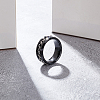 1Pc Porcelain Grooved Finger Ring Settings FIND-UN0001-72-2
