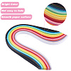 4Sets 4 Styles Rectangle Quilling Paper Strips DIY-CP0012-30-5