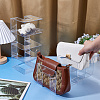 4 Girds Plastic Shoes Display Organizer Holder ODIS-WH0099-122-3