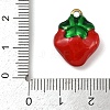 Brass Enamel Pendants KK-R224-14A-G-3