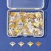 200Pcs 5 Colors Brass Laser Cut Hollow Connector Charms KK-FS0001-71-6
