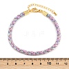 4MM Braided Nylon Cord Bracelets FIND-A057-01G-18-4