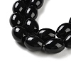 Natural Black Onyx Agate Beads Strands G-NH0019-C05-10-4