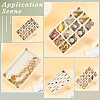 15 Grids Rectangle Wood Covered with Velvet Jewelry Trinket Display Trays AJEW-WH20054-062G-01-5