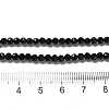 Natural Black Onyx Beads Strands X-G-K020-3mm-30-2