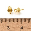 Brass Cup Pearl Peg Bails Pin Pendants KK-H506-10B-LG-3