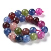 Dyed Natural Malaysia Jade Beads Strands G-G021-01B-06-3