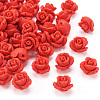 Beadthoven 50Pcs Cinnabar Beads CARL-BT0001-01-10