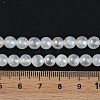 Plating Natural Selenite Beads Strands G-G120-A01-01-5