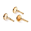 304 Stainless Steel Leverback Earring Settings LS-X-STAS-F191-03G-14mm-1