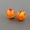 Autumn Theme Transparent Acrylic Beads TACR-S089-20mm-11-1