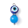 Evil Eye Resin Pendants PALLOY-JF02330-2