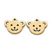 Ion Plating(IP) 201 Stainless Steel Charms STAS-Q240-057G-1