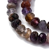 Natural Purple Fluorite Beads Strands G-G139-B16-01-4