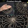 Alloy Rhinestone Headbands AJEW-WH20020-247G-5
