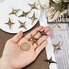 16Pcs Star Alloy Lapel Pins for Backpack Clothes JEWB-FH0002-96AB-3