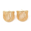Rack Plating Brass Stud Earrings for Women EJEW-G394-09G-1
