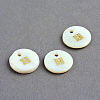 Freshwater Shell Pendants SSHEL-S249-H-1