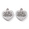 Non-Tarnish 304 Stainless Steel Charms LS-STAS-Y002-05P-1
