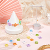 32Pcs 8 Colors Baking Paint Alloy Bead Frame FIND-SP0004-50B-3