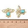Brass Micro Pave Clear Cubic Zirconia Box Clasps KK-C075-43B-G-3
