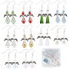SUNNYCLUE DIY Christmas Angel Theme Earrings Making Kit DIY-SC0021-65-1