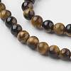 Natural Yellow Tiger Eye Bead Strands G-G735-71-4mm-A-3