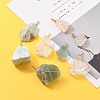 Rough Raw Natural Gemstone Pendants PALLOY-JF00506-4