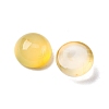 Natural Yellow Agate Cabochons G-K348-07C-04-2