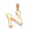 304 Stainless Steel Pendants STAS-F106-95G-N-01-1