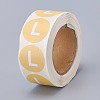 Paper Self-Adhesive Clothing Size Labels DIY-A006-B01-2