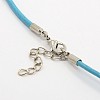 Leather Cord Necklace Making MAK-F002-06-3