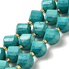 Dyed Natural Howlite Beads Strands G-G023-B01-01C-1
