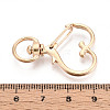 Alloy Swivel Snap Hook Clasps PALLOY-T090-81KCG-3
