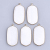 Natural White Jade Pendants G-S344-18F-1