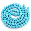 Painted Glass Bead Strands DGLA-S071-4mm-43-2
