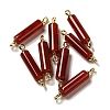 Natural Carnelian Connector Charms FIND-C046-17B-02G-1