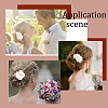 AHADERMAKER 1Set Wedding Bridal Alloy Alligator Hair Clips OHAR-GA0001-05-6