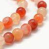 Natural Agate Beads Strands G-F417-01-8mm-3