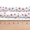 Handmade Bumpy Lampwork Beads Strands LA-CBA05D6-01-03-3