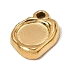 304 Stainless Steel Pendant Cabochon Settings SA-CBA9B1E-01C-G-2