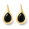 Rack Plating Real 18K Gold Plated Brass Teardrop Dangle Earrings EJEW-B034-03G-2