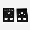 Plastic Earring Display Card BCOF-WH0001-02-1